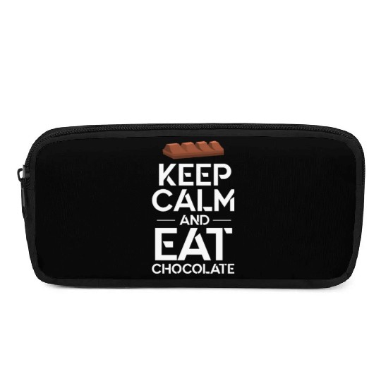 Keep Calm And Eat Chocolate Pencil Cases