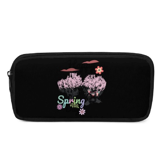 Seasons Greetings for Spring, Happy Spring Graphic Pencil Cases