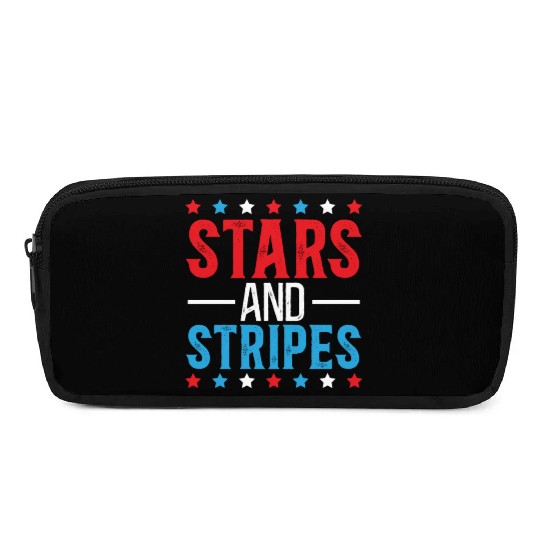 Stars And Stripes America USA Flag 4th Of July Pencil Cases