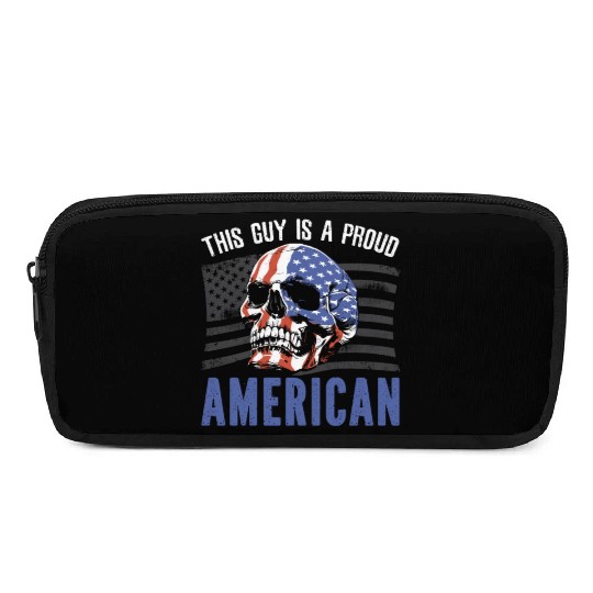 Patriotic America USA Flag 4th Of July American Pencil Cases