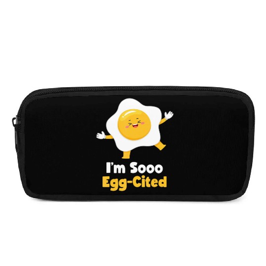 I m Sooo Egg Cited Breakfast Fried Egg Easter Sun Pencil Cases