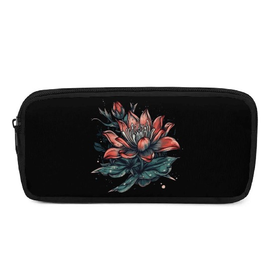 Japanese Spider Lily Soft Anime Aesthetic Flower Pencil Cases