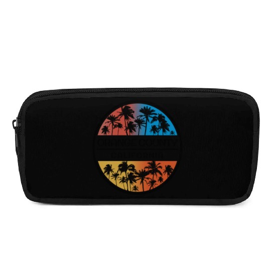 Orange County California Palm Tree Stylish Pencil Cases