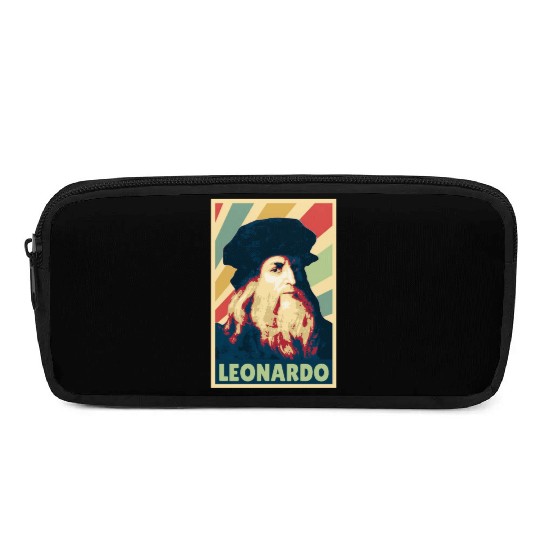 Leonardo Da Vinci Vintage Colors Pencil Cases