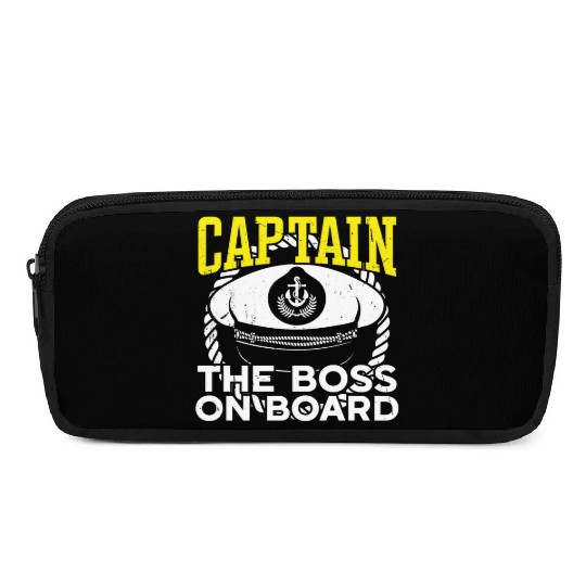 Ship captain captain the boss on board boat owner Pencil Cases