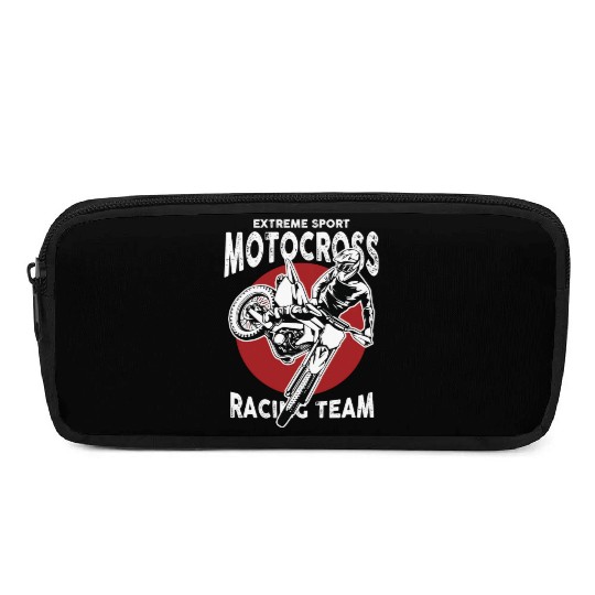 Motocross Racing Team Pencil Cases