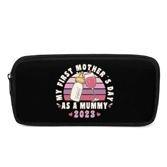 Mother's Day First Mother's Day 2023 Retro Vintage Pencil Cases