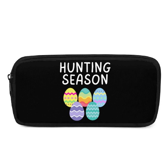 Hunting Season Eggs Funny Easter Day 2023 Egg Hunt Pencil Cases