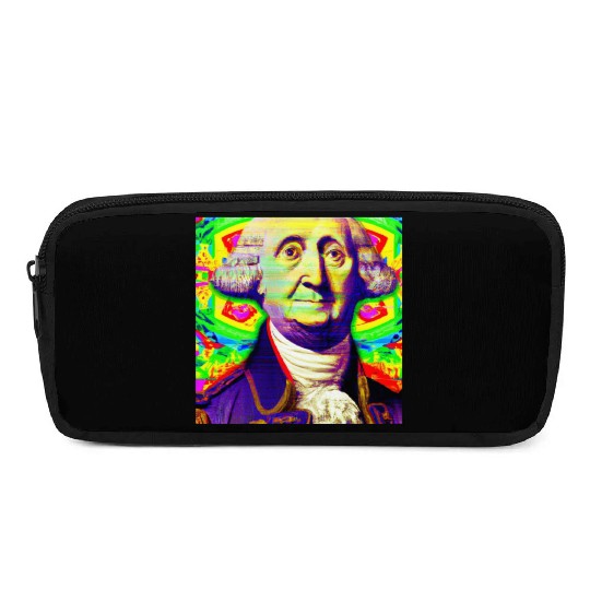 Trippy George Washington Pencil Cases