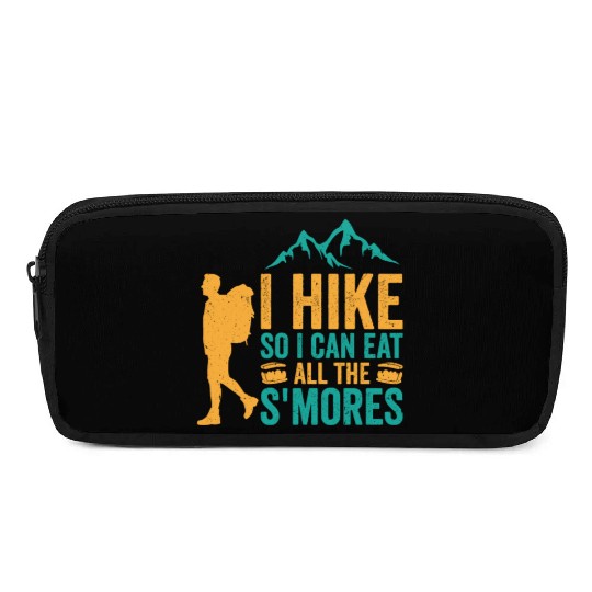 Hiking Camping Mountain Hiker Pencil Cases