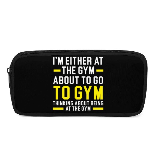 Trainer Bodybuilding Weightlifting Gym Fitness Pencil Cases