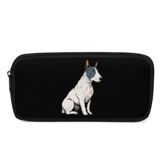 bull terrier Pencil Cases