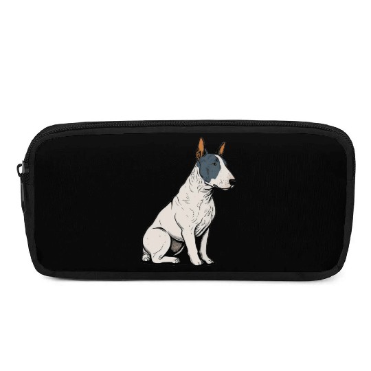 bull terrier Pencil Cases