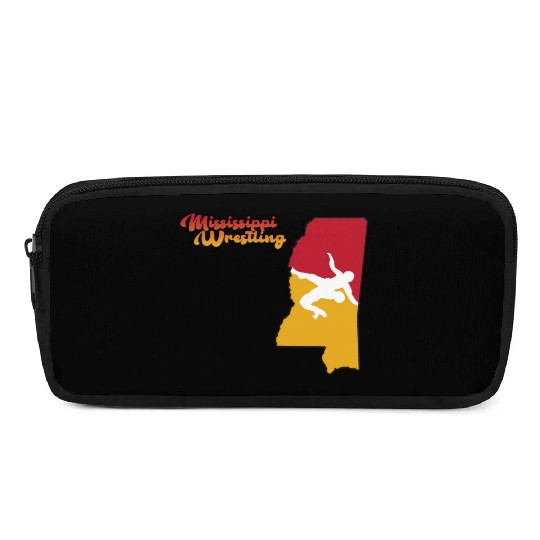 Mississippi Wrestling Pencil Cases