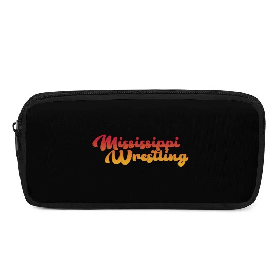 Mississippi Wrestling Pencil Cases
