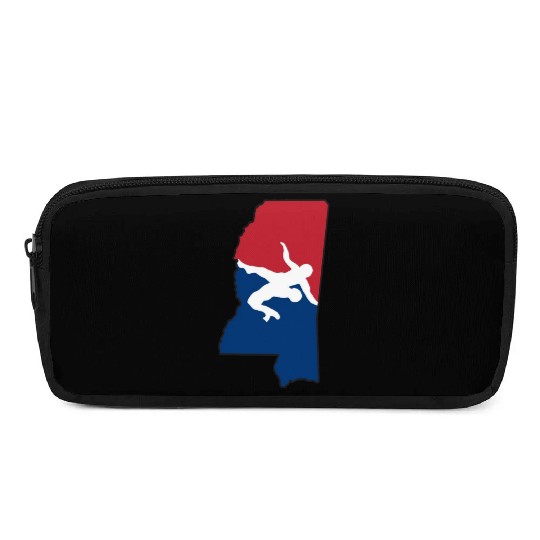 Mississippi Wrestling Pencil Cases