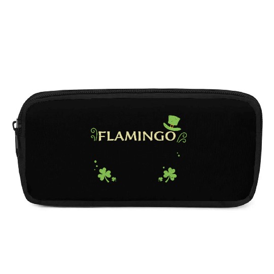 Flamingo - St. Patrick's Day Pencil Cases