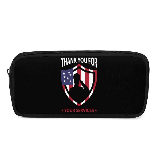 Thank you for your services Patriotic - veterans Pencil Cases