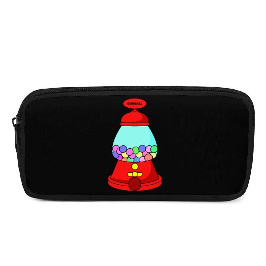 Gumball Machine Candy Illustration Pencil Cases
