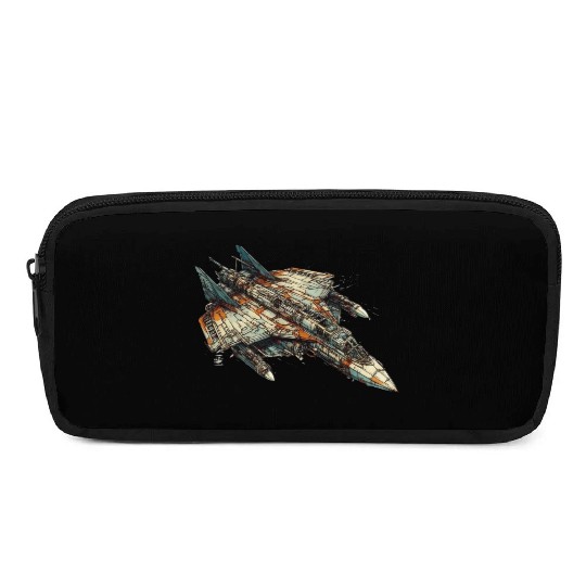 Sci fi FIghter jet Pencil Cases