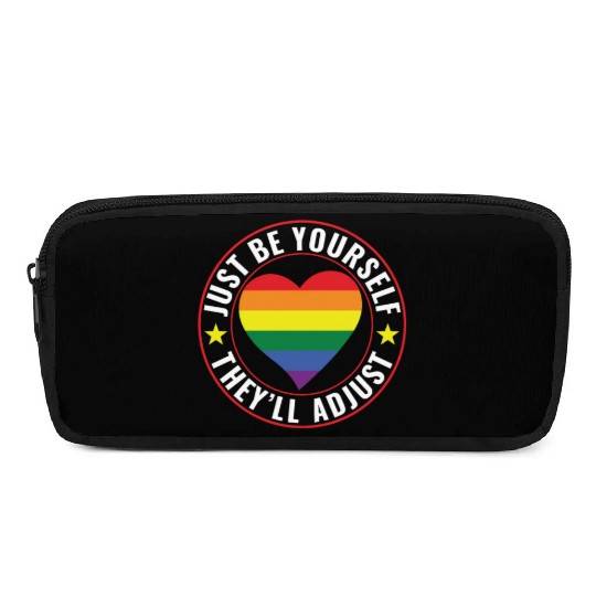 LGBT Lesbian Gay Pride Be Yourself They'll Adjust Pencil Cases