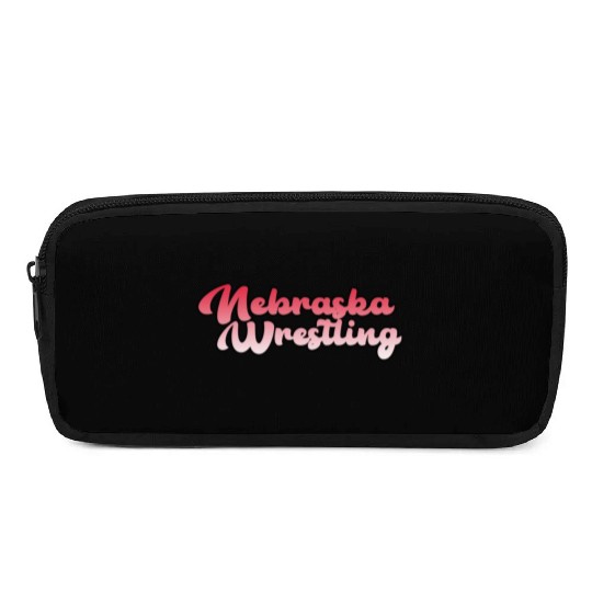 Nebraska Wrestling (State Colors) Pencil Cases