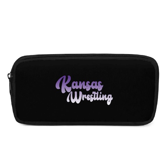 Kansas Wrestling (State Colors) Pencil Cases