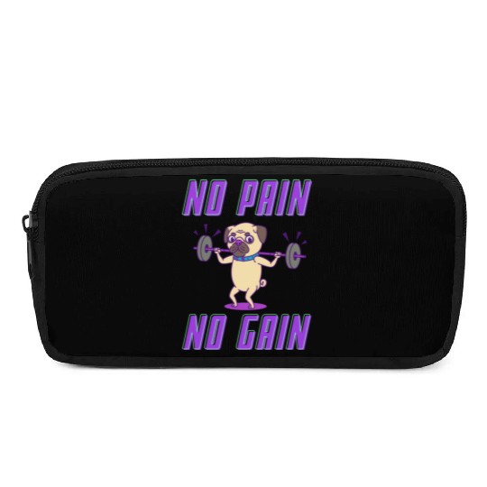 No pain no gain pug edition Pencil Cases