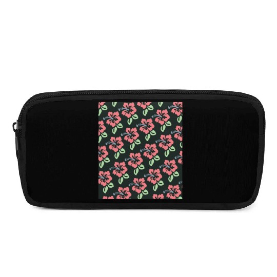 hibiscus flowers pattern | vintage design Pencil Cases
