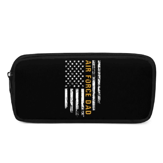 USA Flag Air Force Dad PILOT Pencil Cases