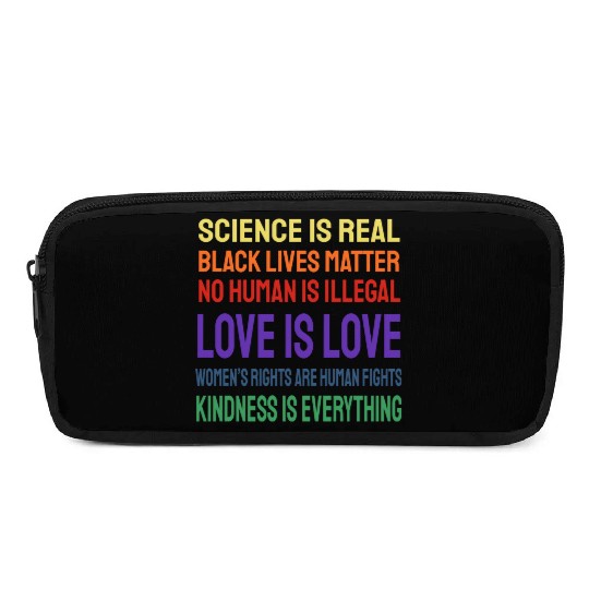 Science Is Real Black Lives Matter Pencil Cases