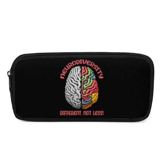 "Different, Not Less" Neurodiversity Pencil Cases