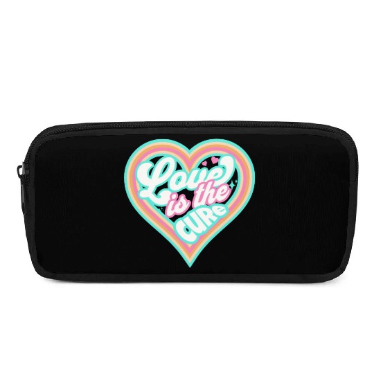 LOVE IS THE CURE (blue) Pencil Cases