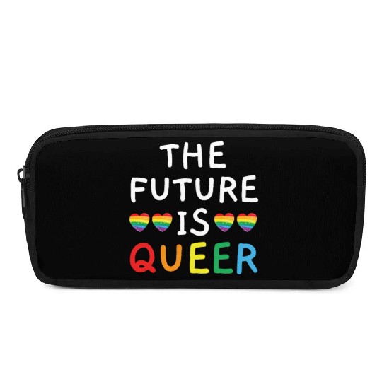 The Future Is Queer LGBTQ Rainbow Pride Month Pencil Cases