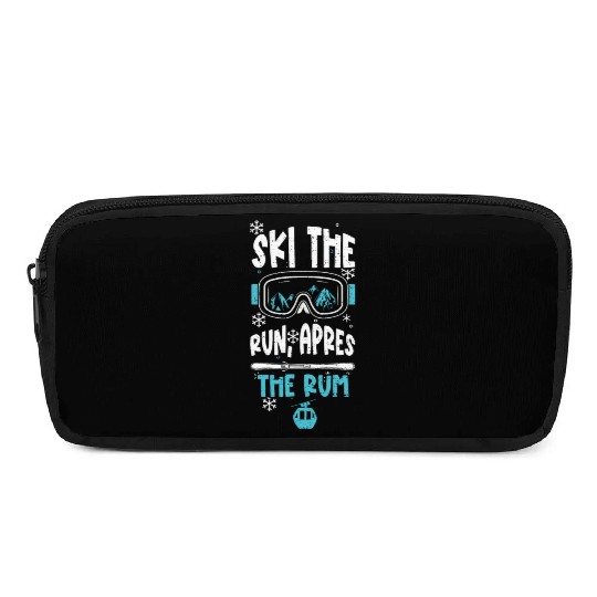 Ski the run, apres the rum Pencil Cases