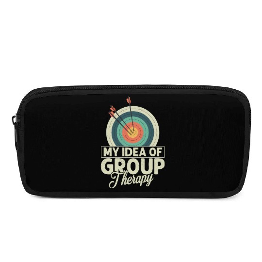 My Idea Of Group Therapy Archery Target Bow & Arro Pencil Cases