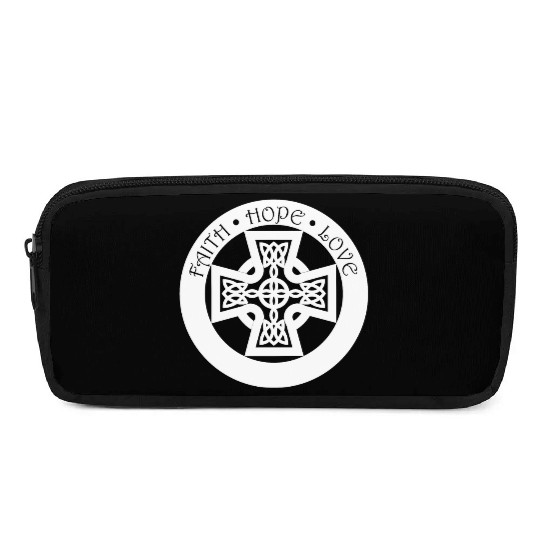 Timeless Celtic Cross With Celtic Knots Pencil Cases