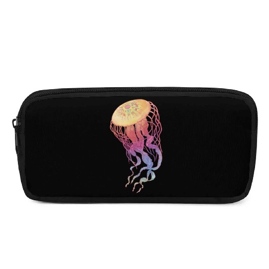 Colorful Jellyfish Pencil Cases