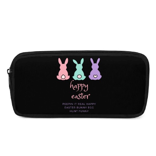 1Peepin It Real Happy Easter Bunny Egg Hunt Funny Pencil Cases
