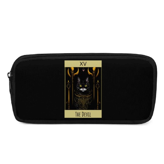 Tarot card the devil cat - readings and astrology Pencil Cases