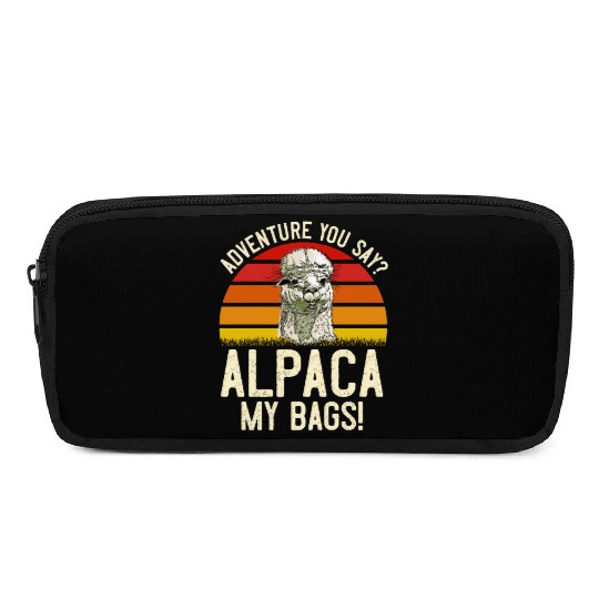 Alpaca my Bags Mountaineer funny Hiking Pencil Cases