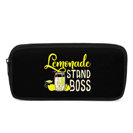 Lemonade Stand Boss Funny Lemon Juice Businesslemo Pencil Cases