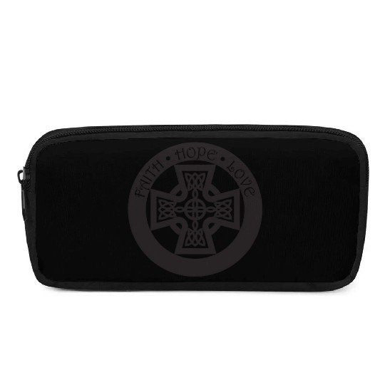 Timeless Celtic Cross With Celtic Knots Faith Pencil Cases