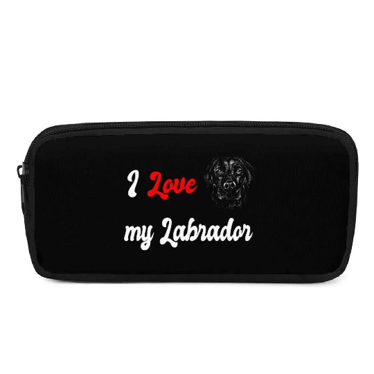 I love my Labrador dog Pencil Cases