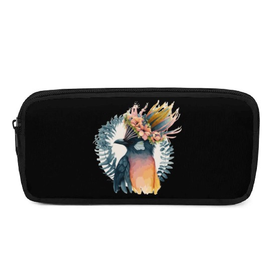 Cute Bird Of Paradise Bird Flower Crown Pet Birds Pencil Cases