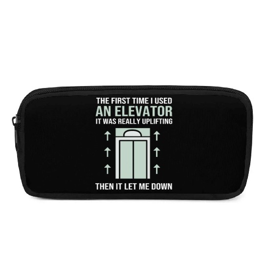 The First Time I Used An Elevator Mechanic Pencil Cases