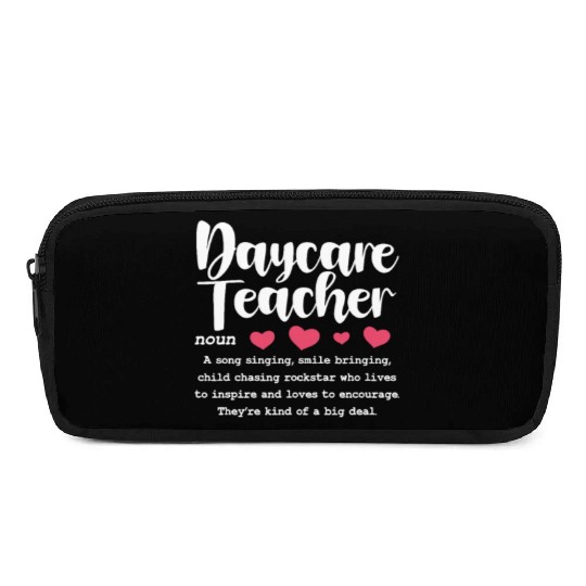 Daycare Teacher Definition Pencil Cases