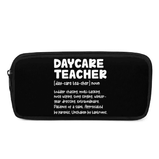 Daycare Teacher Definition Pencil Cases