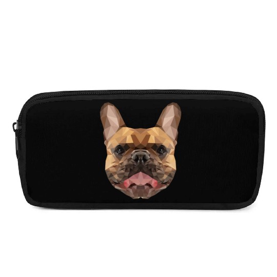 Dog | Polygon Bulldog | Puppy low poly geometric Pencil Cases