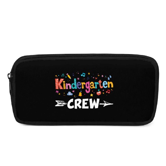 Kindergarten Crew Teacher Team Kinder squad Pencil Cases